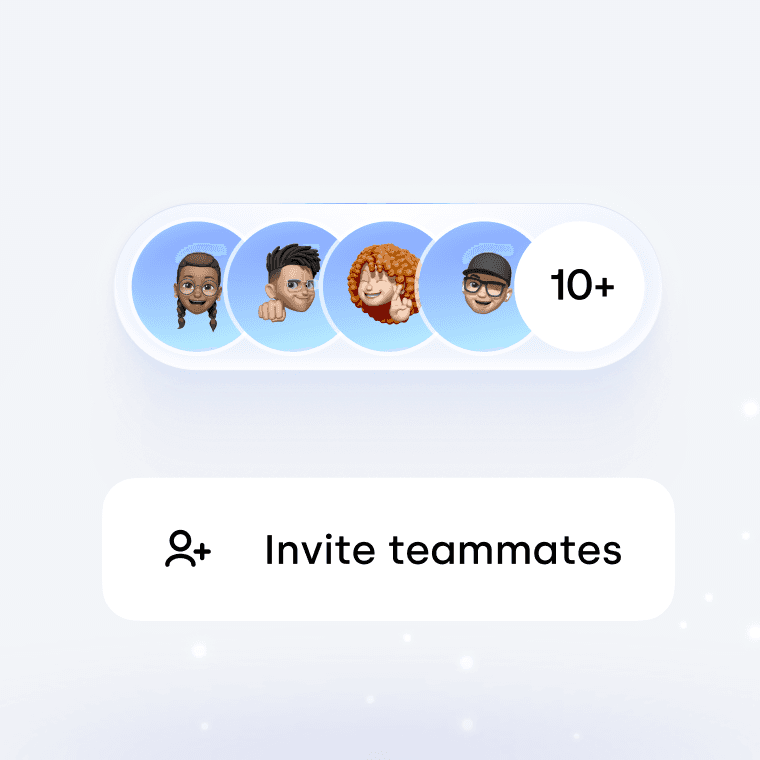 Invite your coworkers to collaborate